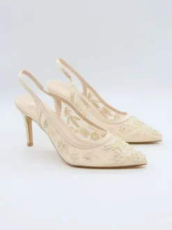 Slingpumps beige