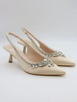 Slingpumps beige