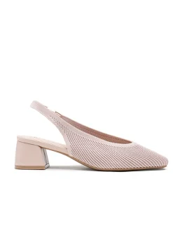 Slingpumps lichtroze