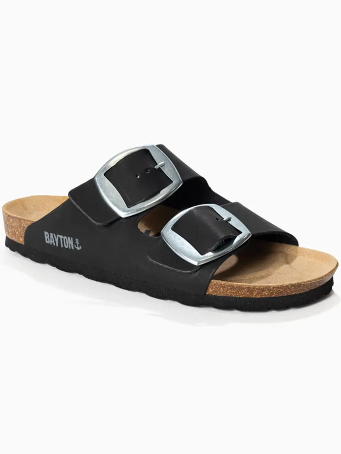 Slippers "Alicante" zwart