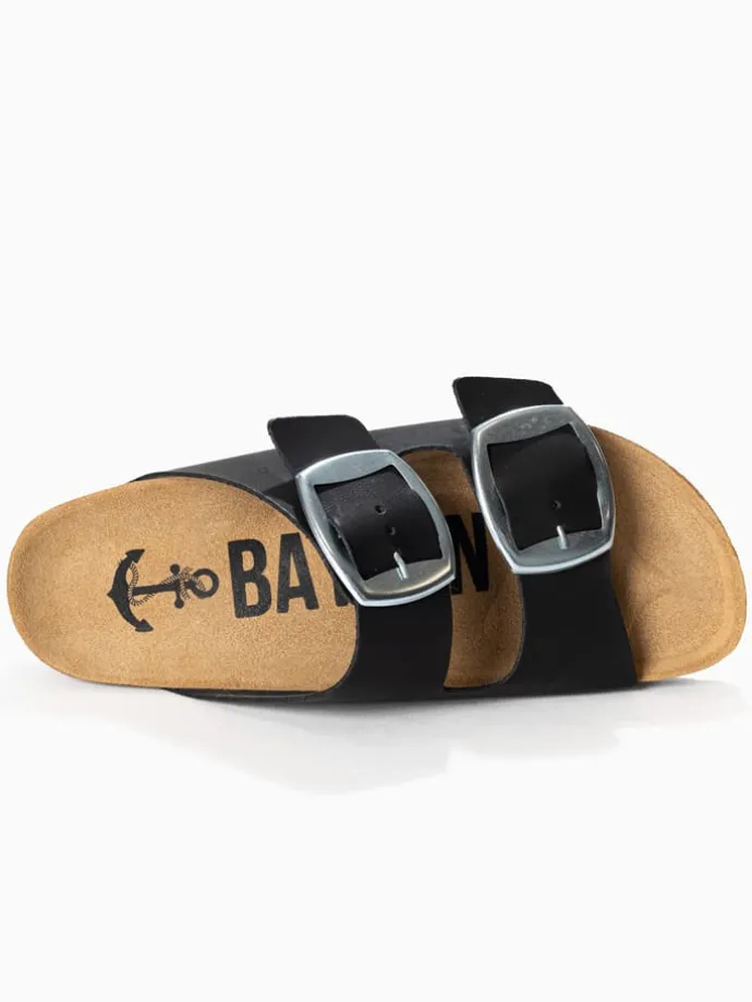 Slippers "Alicante" zwart