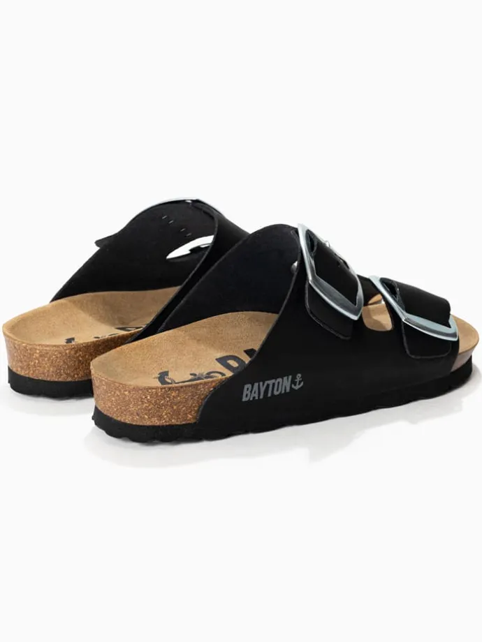 Slippers "Alicante" zwart
