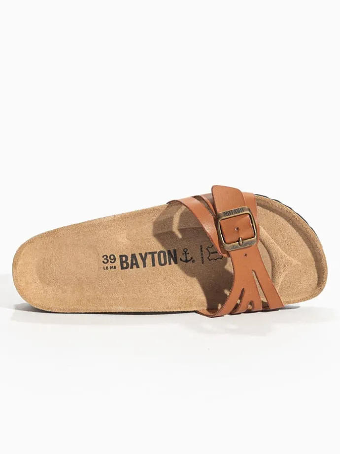 Slippers "Anita" camel