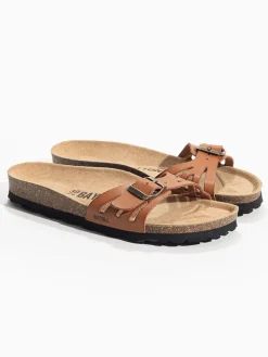 Slippers "Anita" camel