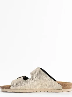 Slippers "Atlas" goudkleurig