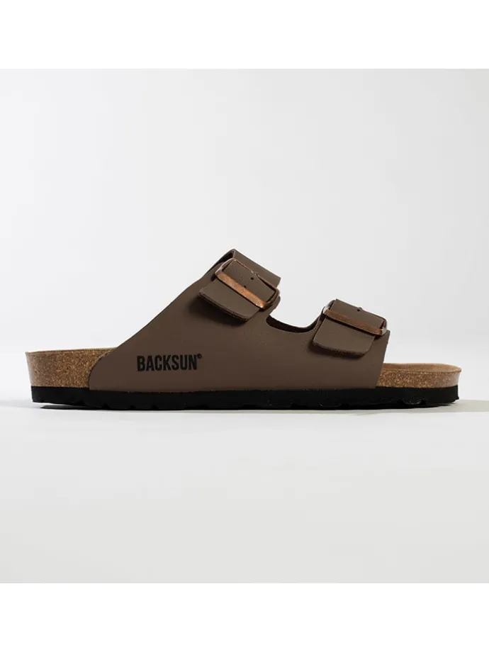 Slippers "Bali" lichtbruin