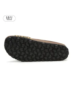 Slippers beige/bruin