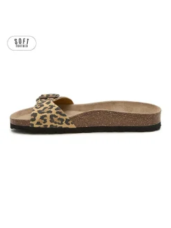Slippers beige/bruin