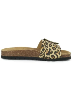 Slippers beige/bruin