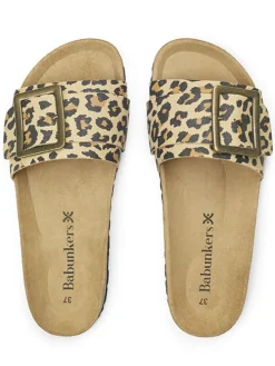 Slippers beige/bruin