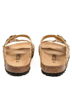Slippers bruin/beige