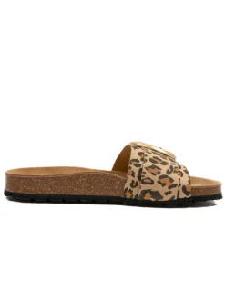 Slippers bruin/beige