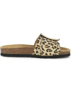 Slippers bruin/beige