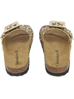Slippers bruin/beige