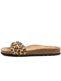 Slippers bruin/beige