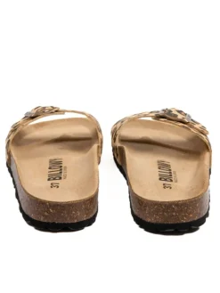 Slippers bruin/beige