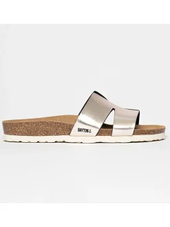 Slippers "Djone" goudkleurig