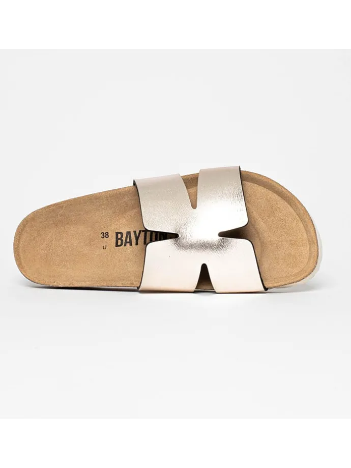 Slippers "Djone" goudkleurig