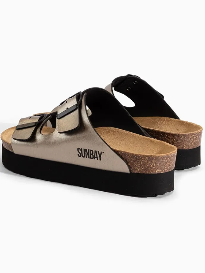 Slippers "Edelweiß" goudkleurig