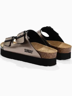 Slippers "Edelweiß" goudkleurig