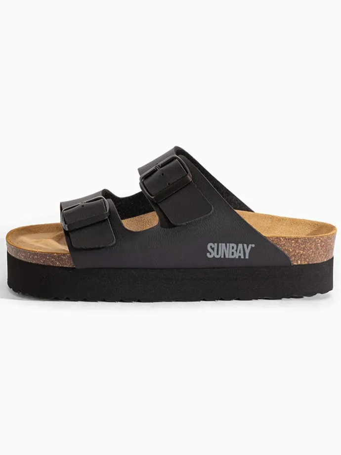 Slippers "Edelweiß" zwart