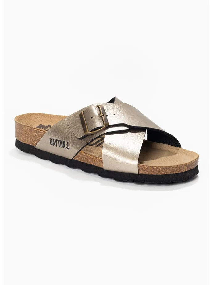 Slippers "Era" goudkleurig
