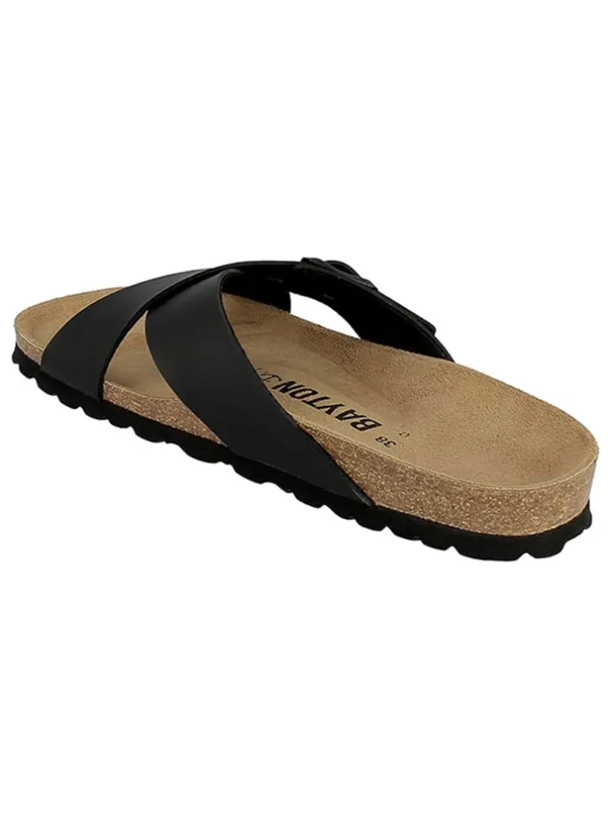 Slippers "Era" zwart