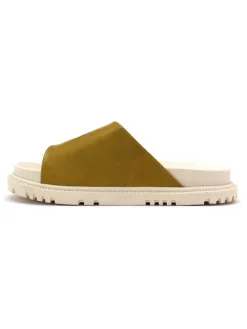 Slippers geel/rood