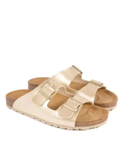 Slippers goudkleurig