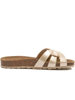 Slippers goudkleurig