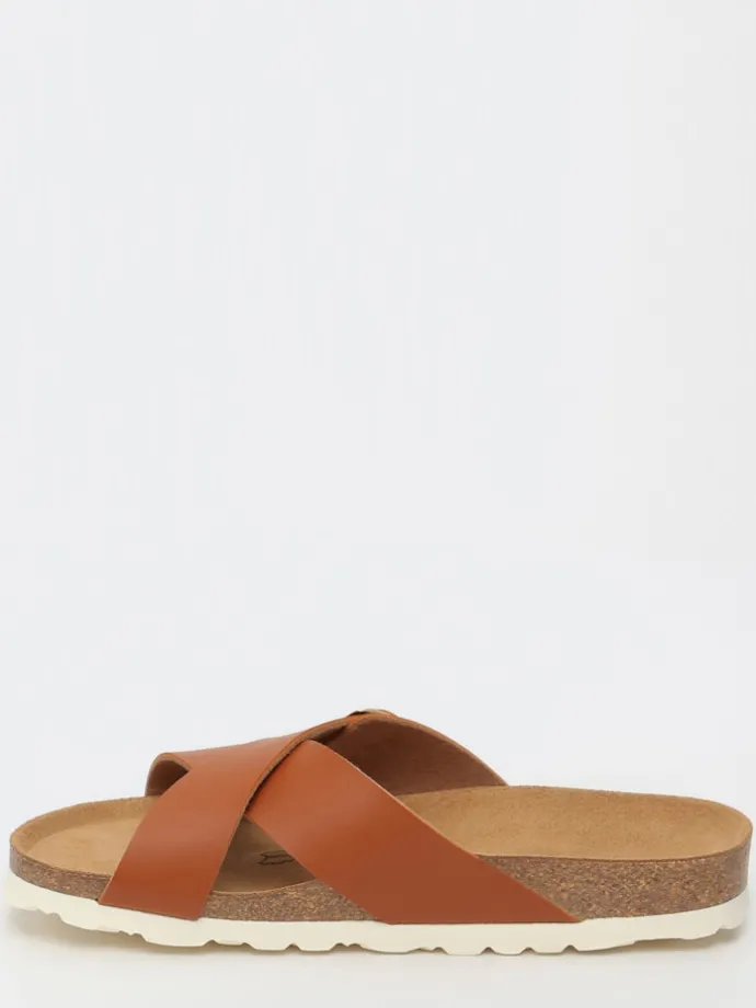 Slippers "Iris" camel