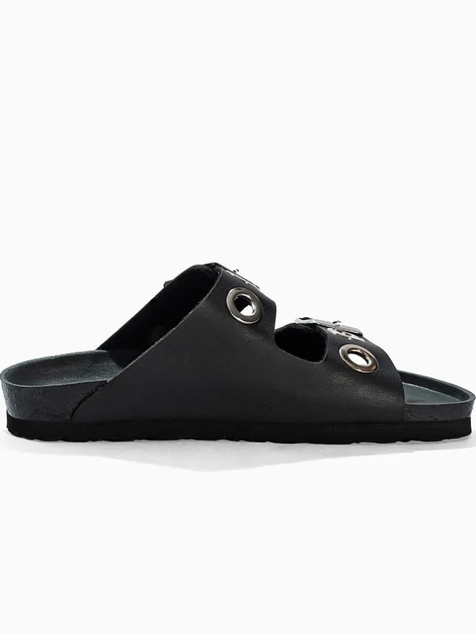 Slippers "Jane" zwart