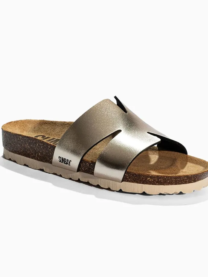 Slippers "Jeel" goudkleurig