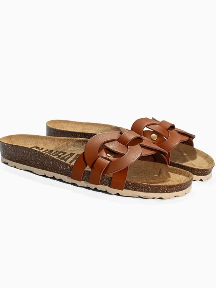 Slippers "Lazuli" bruin