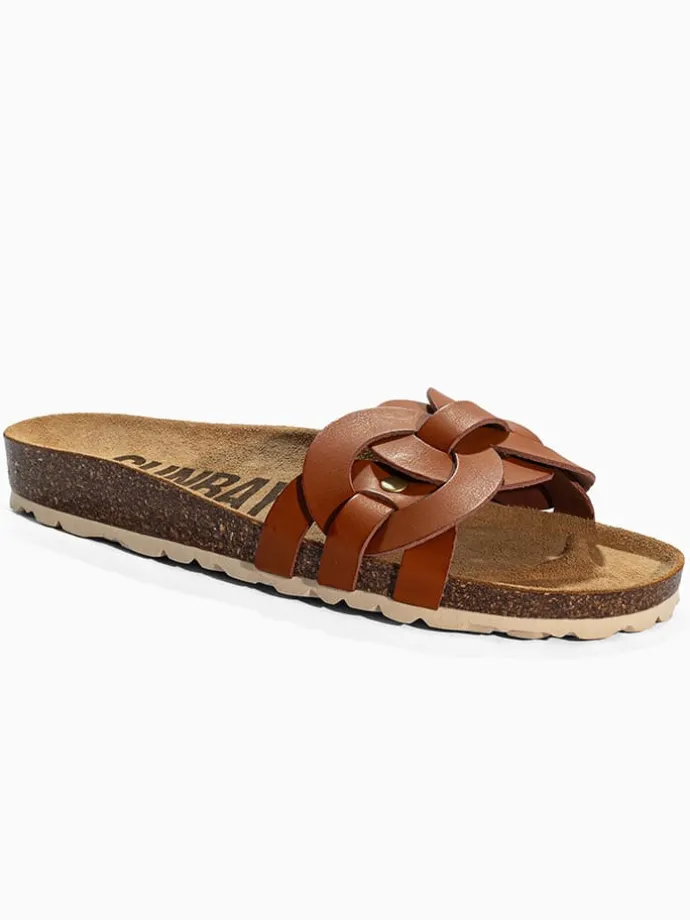 Slippers "Lazuli" bruin