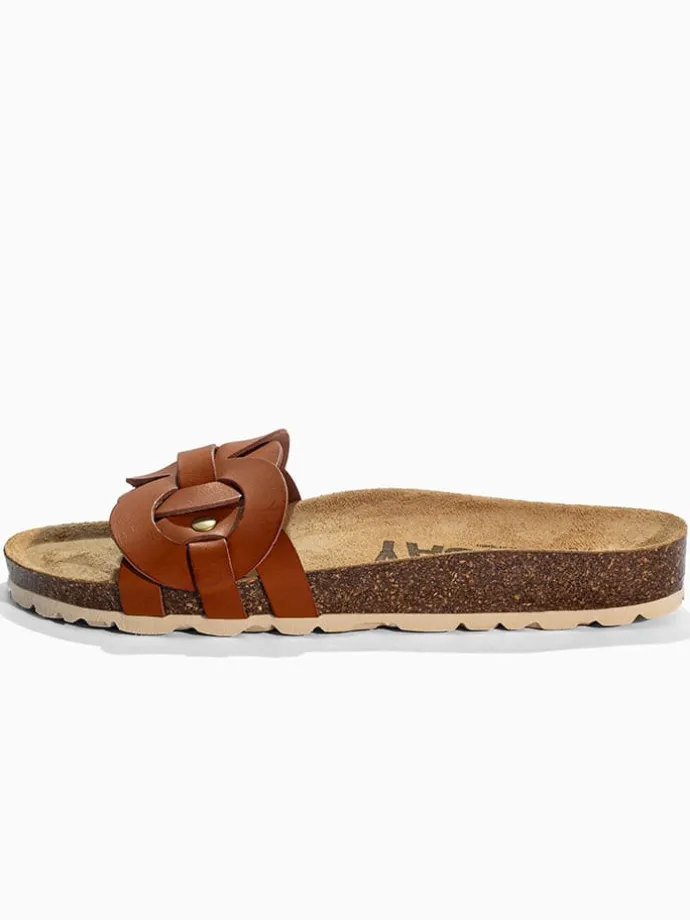 Slippers "Lazuli" bruin