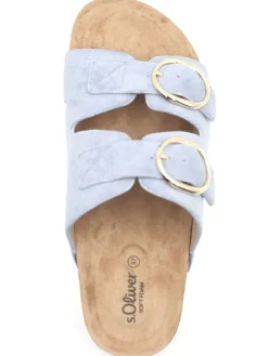 Slippers lichtblauw