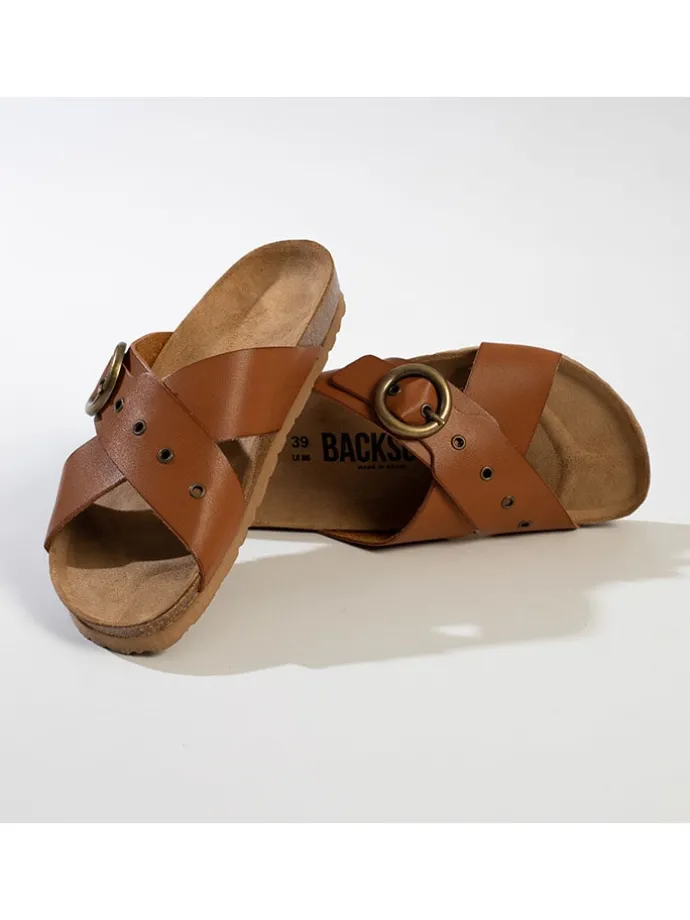 Slippers lichtbruin