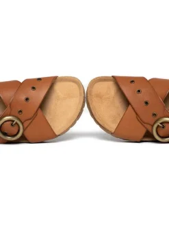 Slippers lichtbruin
