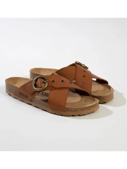 Slippers lichtbruin