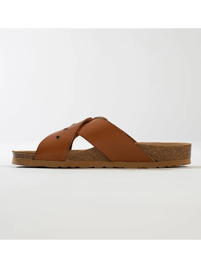 Slippers lichtbruin