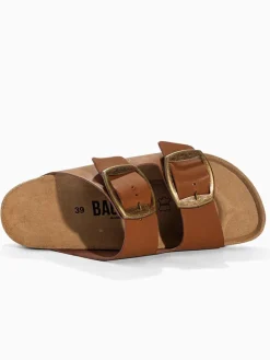 Slippers "Londrina" lichtbruin