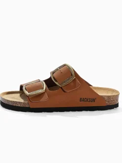 Slippers "Londrina" lichtbruin