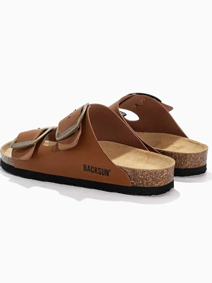 Slippers "Londrina" lichtbruin