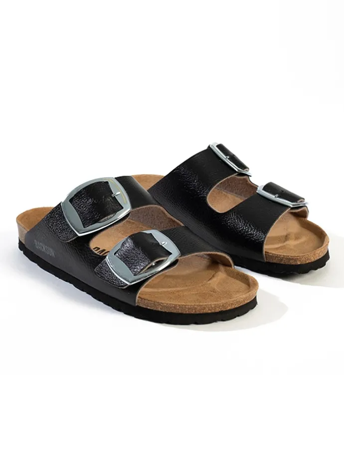Slippers "Londrina" zwart