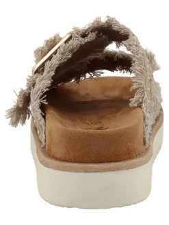 Slippers "Malina" zandkleurig