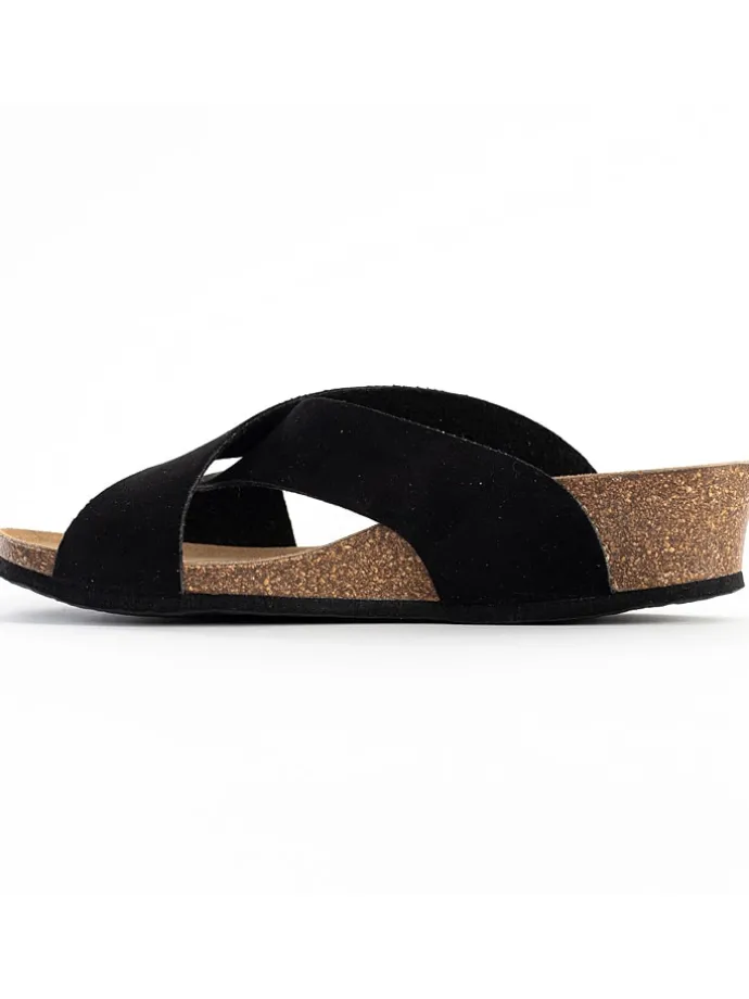 Slippers "Marta" zwart
