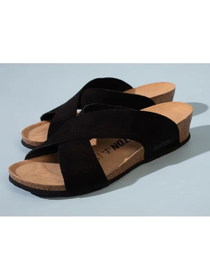 Slippers "Marta" zwart