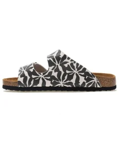 Slippers ''Mia'' zwart/wit