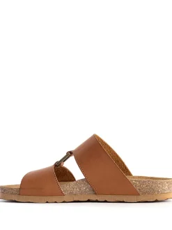 Slippers "Navia" lichtbruin